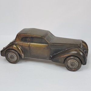 Vintage  1936 Banthrico Antique Auto COIN BANK Excellent shape 1974 CORD Metal